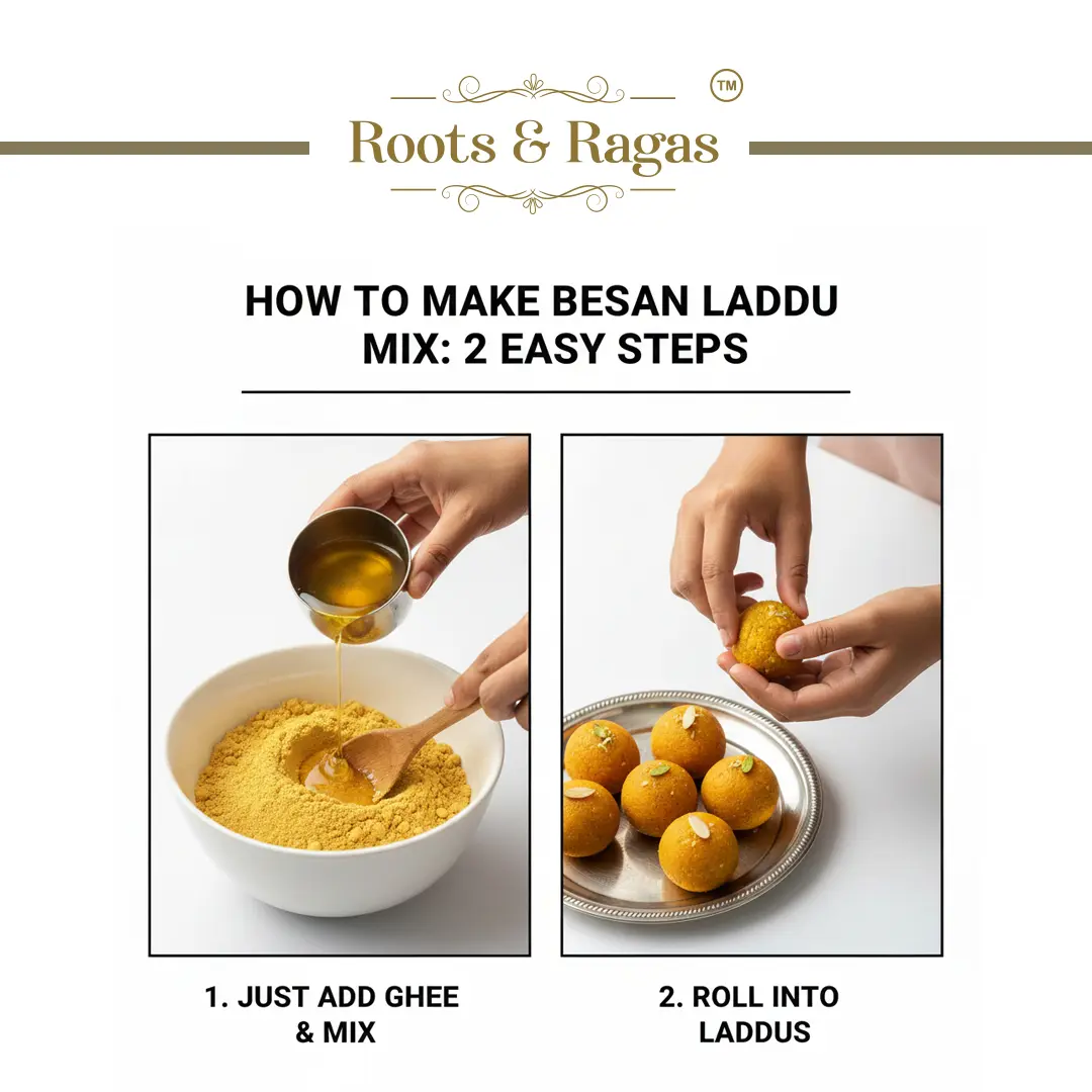 Besan Laddu Mix (250 gms) - Image 7