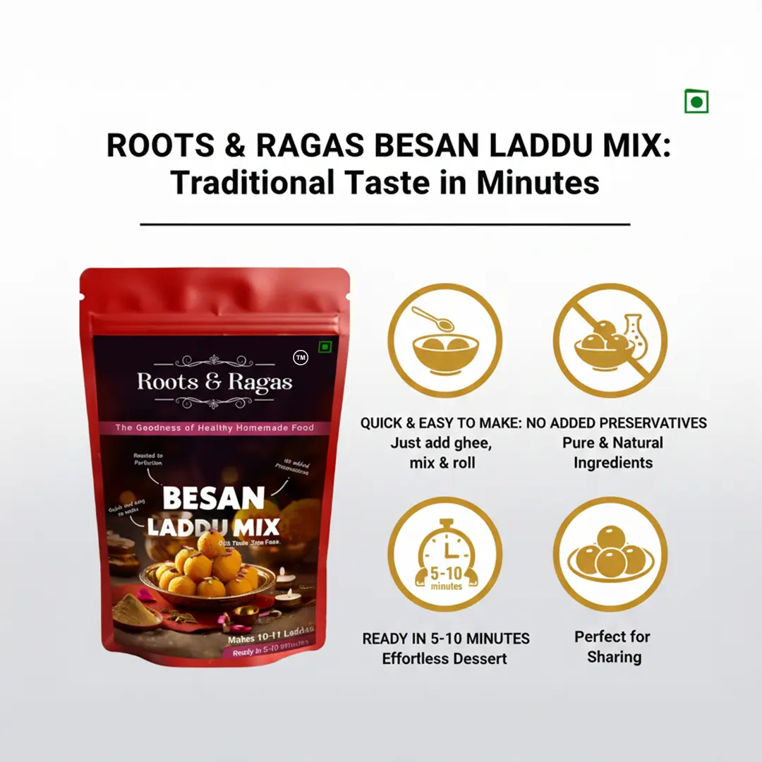 Besan Laddu Mix (250 gms) - Image 3