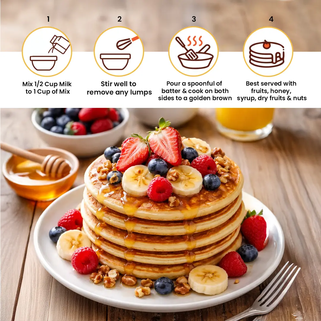 Classic Pan Cake Mix (250g + 50g Free) - Image 5