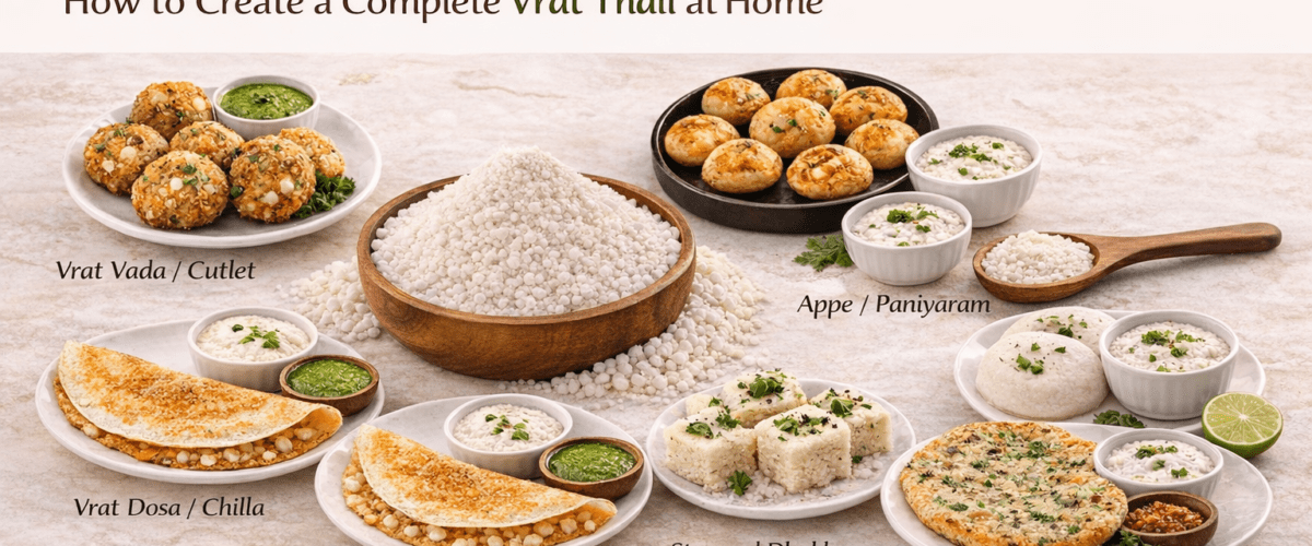 Easy Upwas Thali Recipes in 30 Minutes | One Vrat Mix, Many Recipes