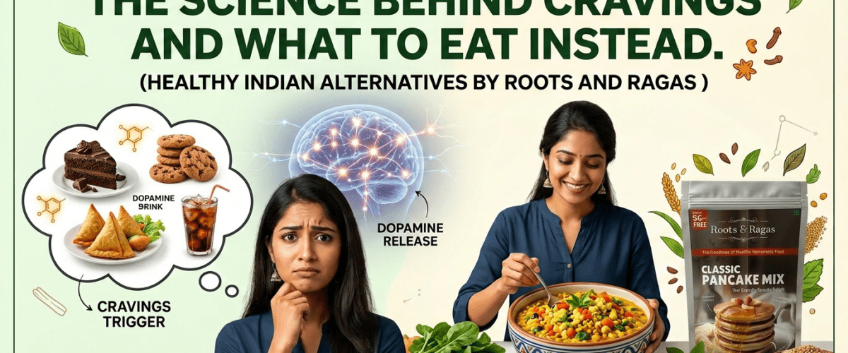 The Science Behind Cravings and What to Eat Instead (Healthy Indian Alternatives by Roots and Ragas)
