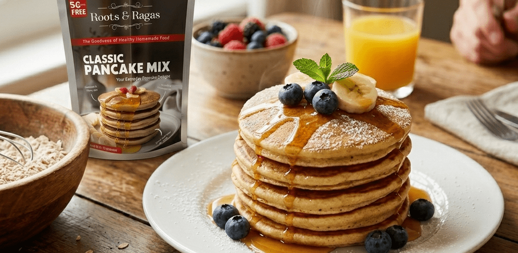 How to Make Fluffy, Healthy Breakfast Pancakes at Home