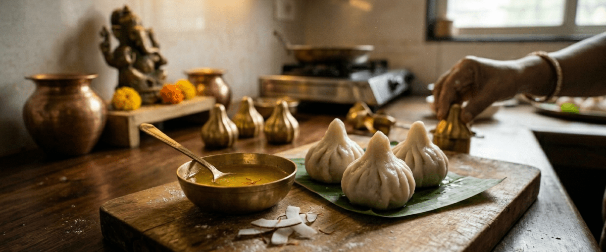 Easy Modak Recipe in 10 Minutes | Instant Modak Mix by Roots and Ragas